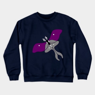 Ace Pride Moth Crewneck Sweatshirt